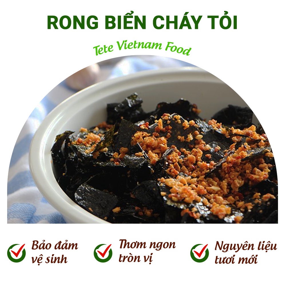 Rong Biễn Cháy Tỏi TETE 330 gram