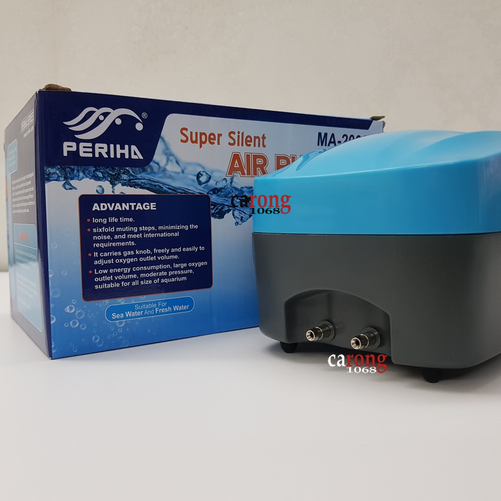 Ultra quiet Air pump Periha MA-2000 máy sục khí êm yên lặng