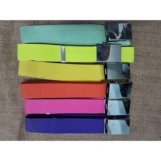 Dây nịt vải thời trang màu sắc teen gài lăn sale 50k