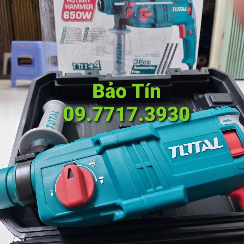 22mm Máy khoan búa xoay 650W Total TH306226