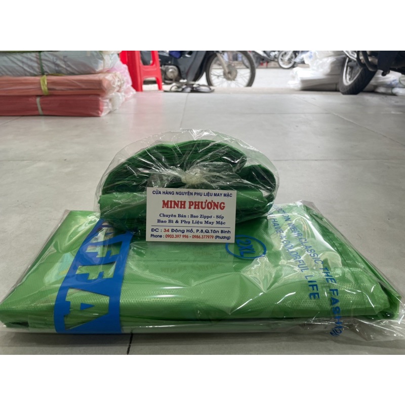 Túi xốp xanh lá  , túi đóng hàng đen PE , túi rác  - Xiesss Store