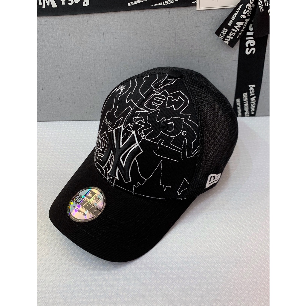 Nón Mũ Lưỡi Trai NY MLB Cao Cấp, Họa Tiết , Chất Liệu Lưới Thoáng Mát