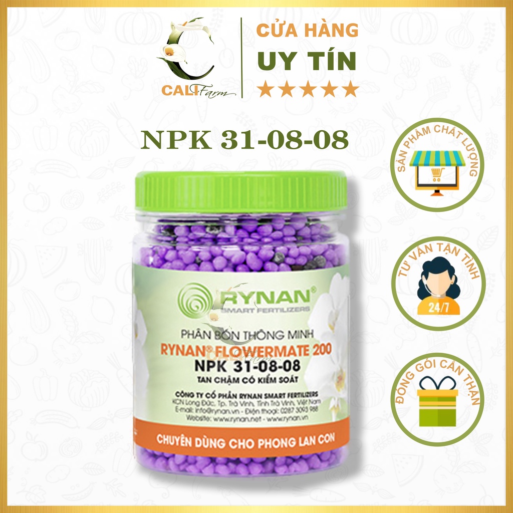 Phân tan chậm RYNAN 200 dùng cho phong lan con - 150g