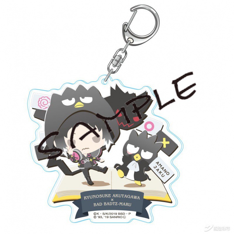 (mica trong acrylic) Móc khóa in hình Bungou stray Dogs Văn hào lưu lạc ver đầu to anime chibi xinh xắn dễ thương