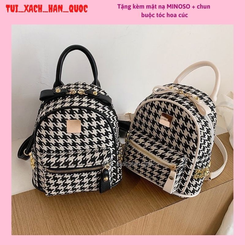 Balo Nữ Đẹp Cá Tính Thời Trang Phong Cách Hàn Quốc Hoa Văn Sành Điệu TXHQ 10