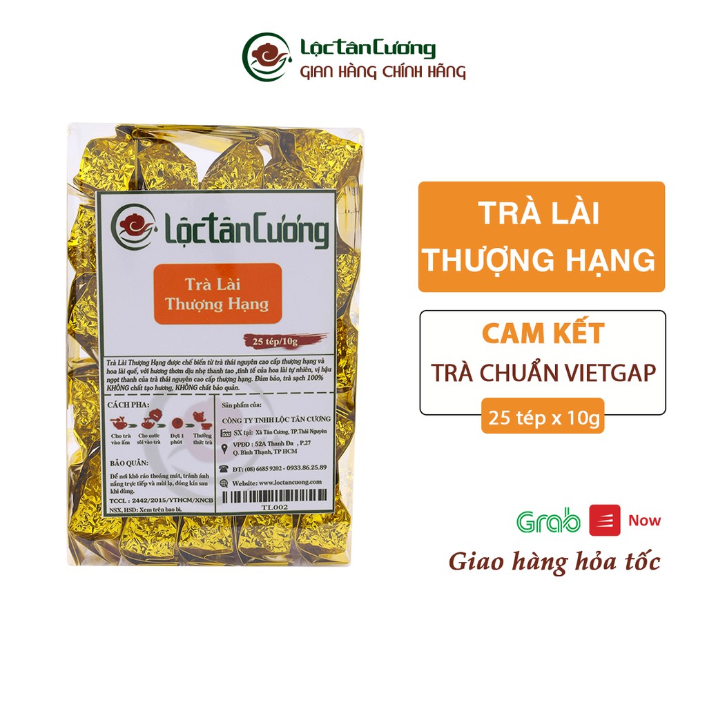 Trà Lài Thượng Hạng Lộc Tân Cương Hộp 25 Tép 10g