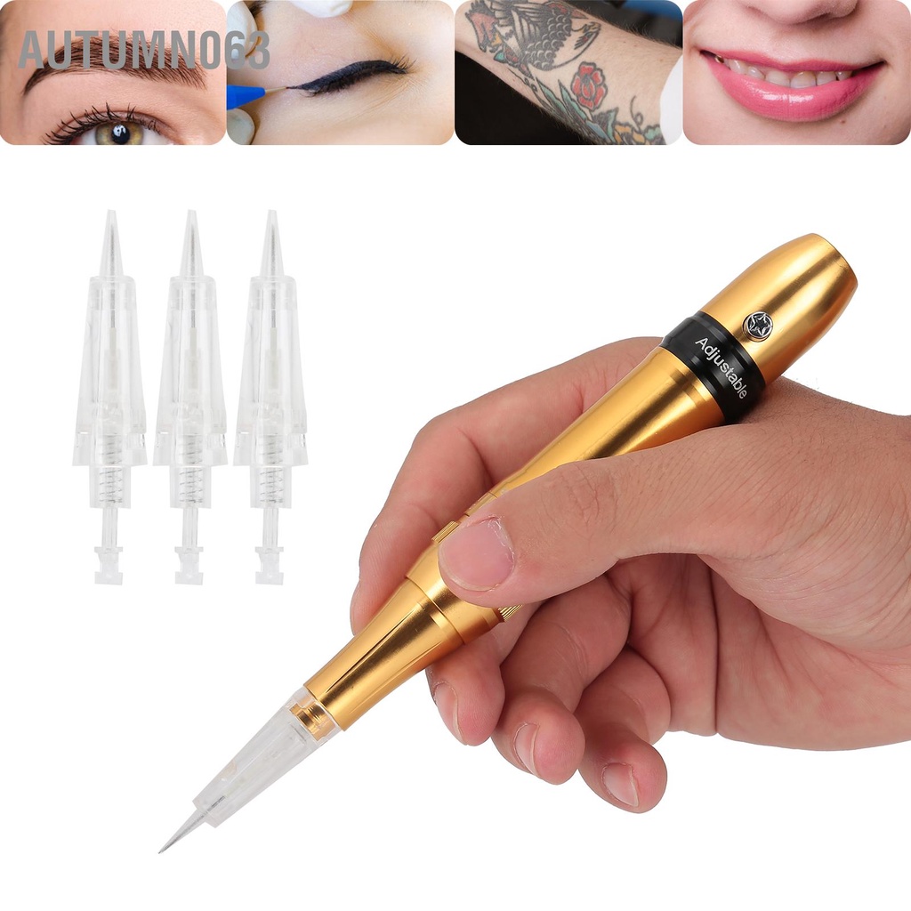 Thiết bị máy xăm kẻ mắt lông mày vĩnh viễn Microblading Pen 100-240V Autumn063