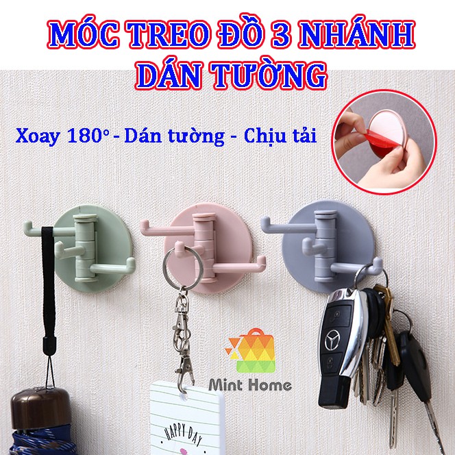 Móc treo đồ, quần áo, chìa khóa, cute dán tường chịu lực siêu chắc siêu bền trang trí phòng đa năng