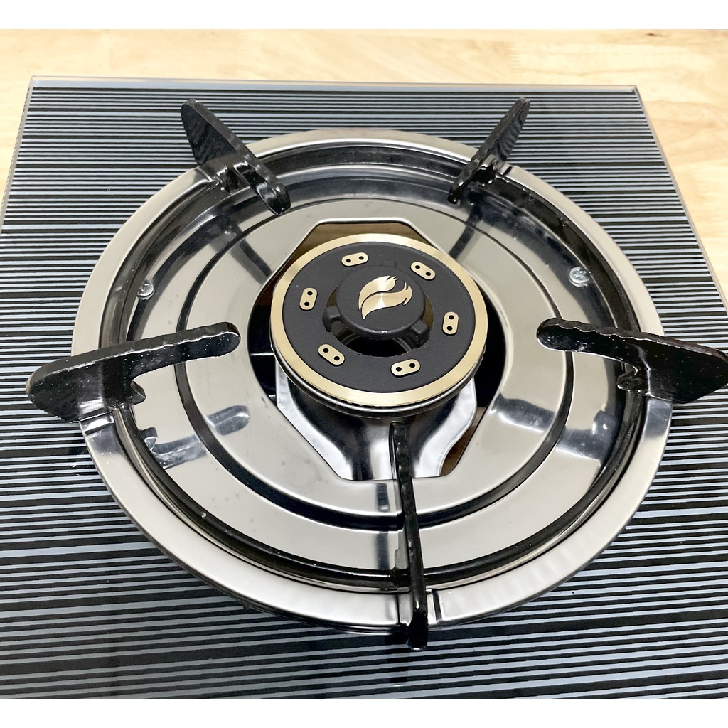 Bêp gas đơn IKURA - Chính hãng  - Đầu đốt hoa sen bằng đồng phi 78