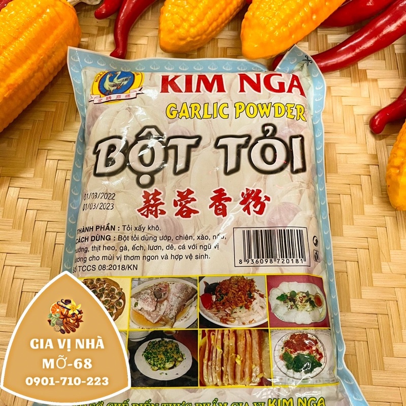 Bột tỏi Kim Nga- gói 100gr -500gr