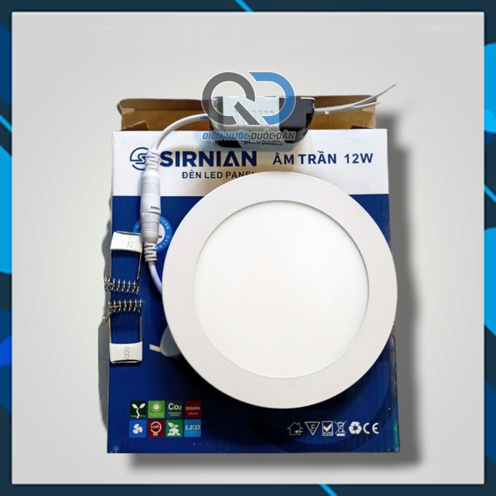 Đèn Led Panel Âm Trần siêu mỏng 12w phi 150 Trắng Vàng