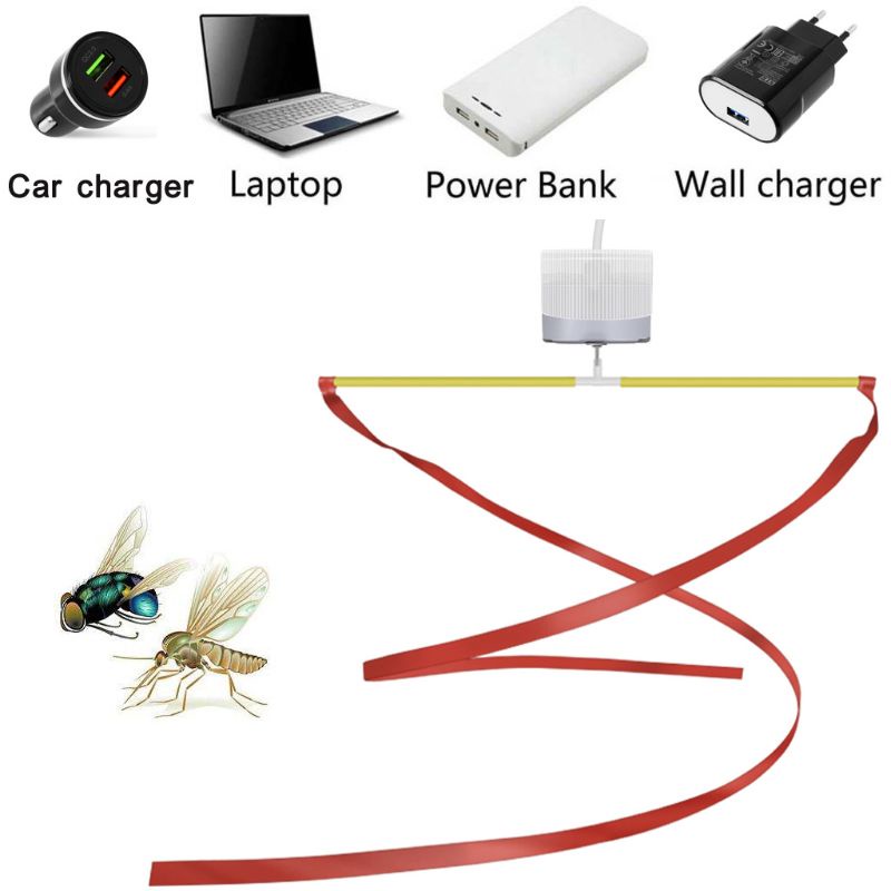 Quạt USB Đuổi Ruồi Muỗi Tiện Dụng Cho Nhà Bếp / Cửa Hàng / Dã Ngoại