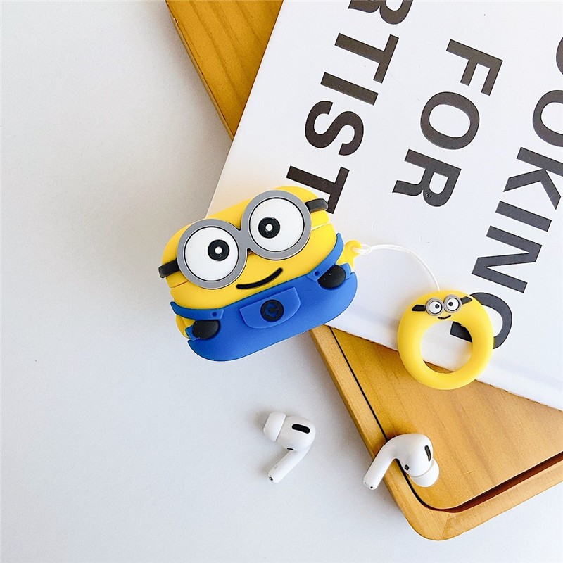 Case AirPods 1/2/Pro Vỏ Bọc Tai Nghe AirPods 1/2/Pro hình Minions Siêu Cute - MINH AN SAIGON