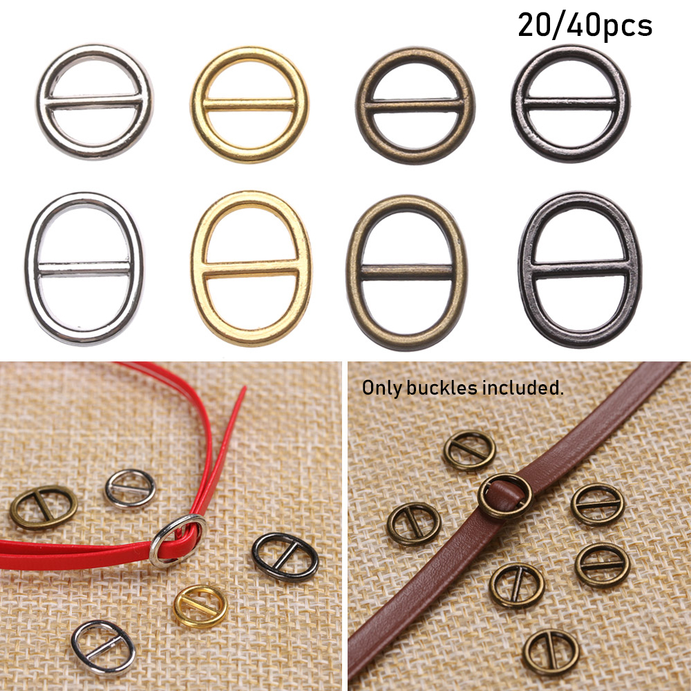 Set 20/40 Khóa Thắt Lưng 5mm/6mm Chất Lượng Cao Cho Búp Bê Đồ Chơi 4 Màu Sắc