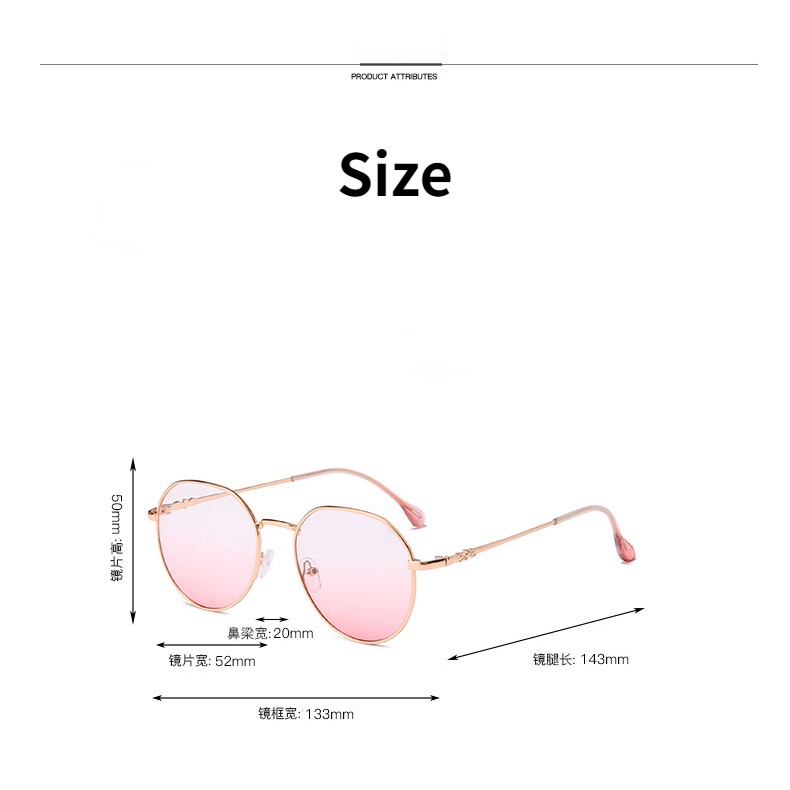 Phiên bản Hàn Quốc kính đọc sách tròn chống xanh chất liệu kim loại kính đọc sách thời trang + 100 ° (+1.00), + 150 ° (+1.50), + 200 ° (+2.00), + 250 ° (+2.50), + 300 ° (+3.00), + 350 ° (+3.50), +400 ° (+4,00)