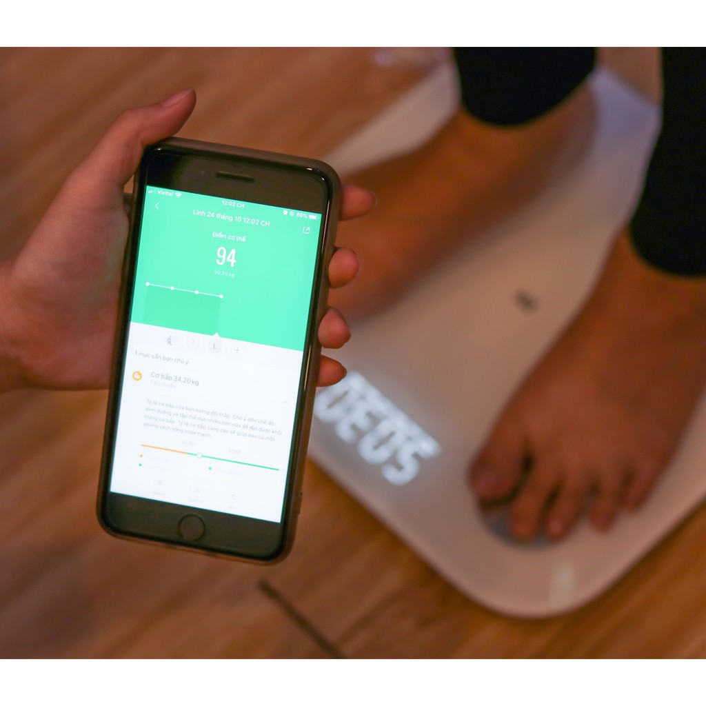 Cân điện tử thông minh Xiaomi Scale 2 Universal cân thể chất xiaomi