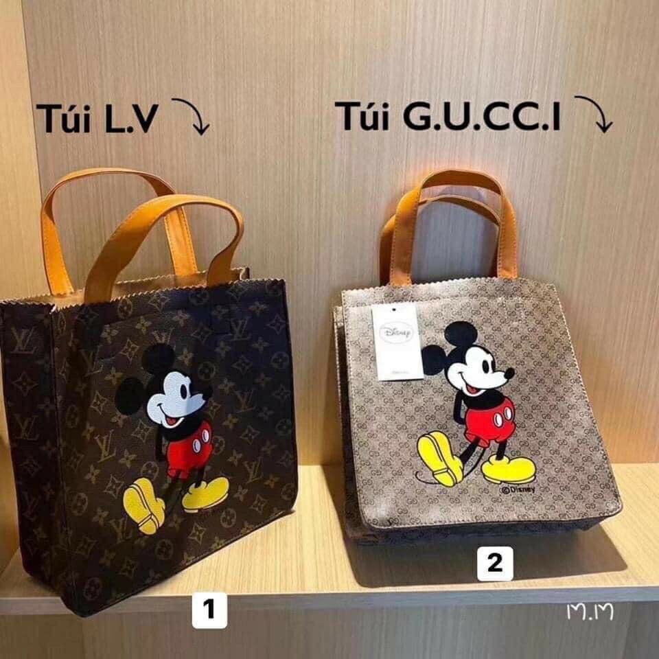 Túi xách in chuột mickey thời trang