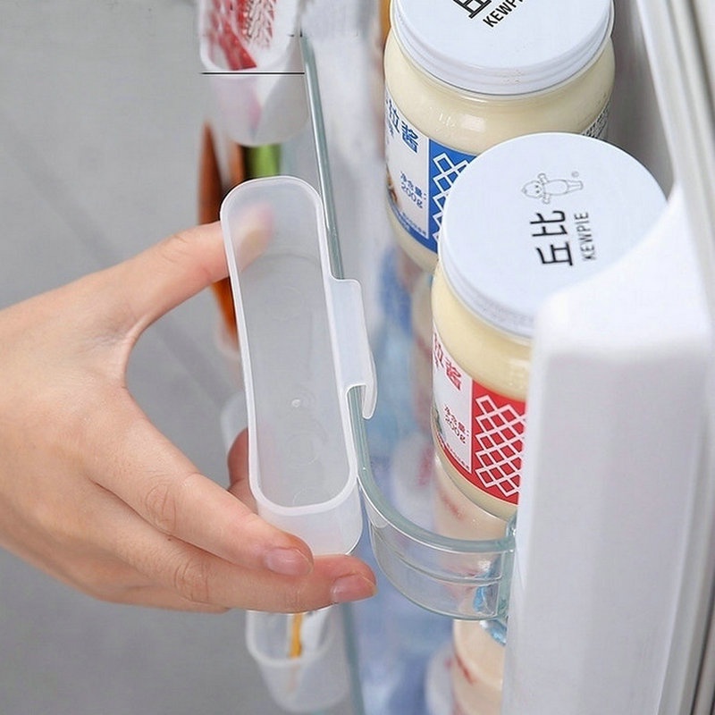 Set 2 Giá Đỡ Treo Tủ Lạnh Đựng Đồ Dùng Tiết Kiệm Không Gian Đa Năng