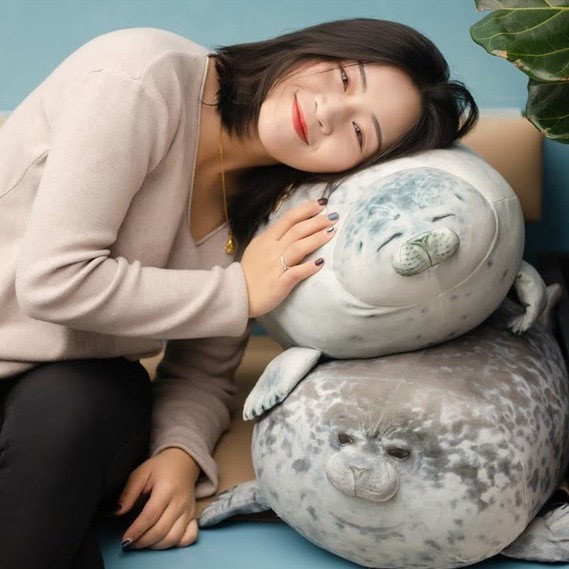 Thú Nhồi Bông Plush Toy Hải Cẩu Osaka Seal Tròn Trịa Mềm Mại