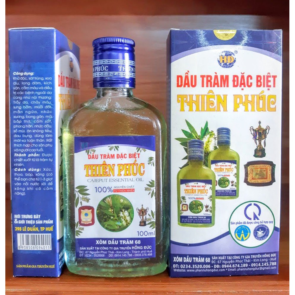 Dầu tràm giúp sát khuẩn, hỗ trợ làm giảm ho 100ml