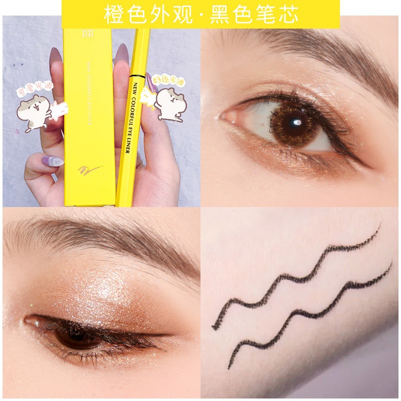 Bút Kẻ Mắt Nước Chống Thấm Nước eyeliner Lâu Trôi và 3 màu không bị nhoè đầu mảnh