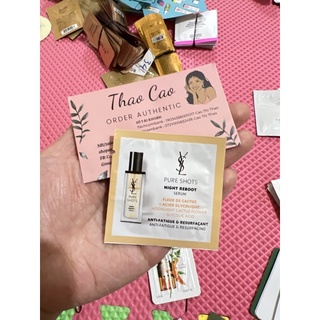 Mẫu thử serum dưỡng da YSL Pure Shots Night Reboot