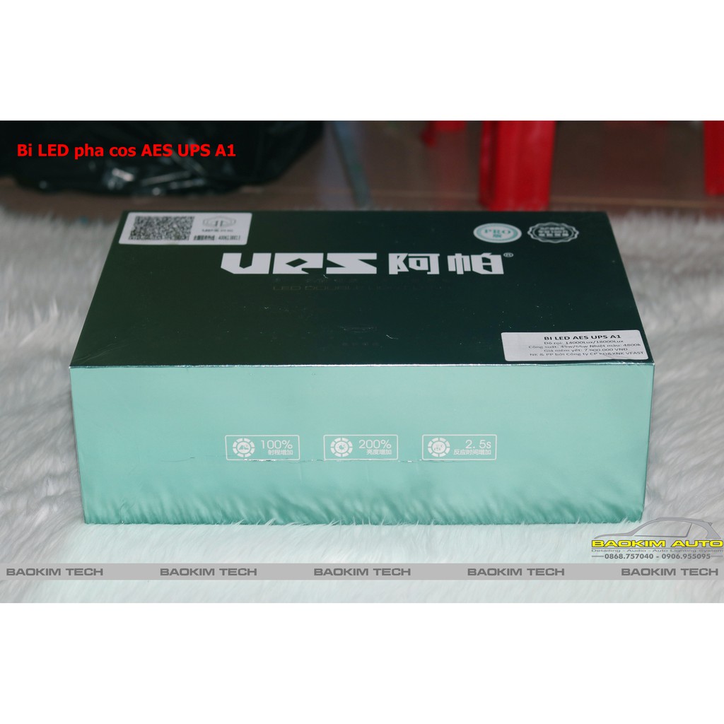 Bi LED lai Laser pha cos AES UPS A1 siêu sáng công nghệ mới nhất