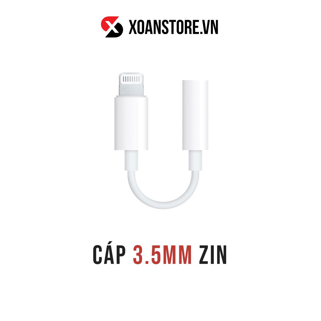 [KHÔNG ZIN ĐỀN 1 TRIỆU] Jack Cable Adapter Cáp chuyển đổi Lightning sang 3.5mm Apple MMX62 cho 7 Plus 8 Plus X Xs Max