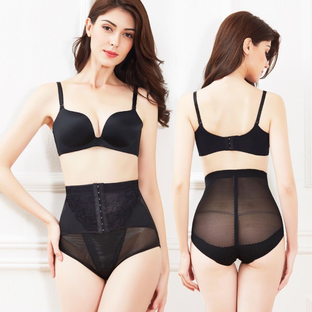 Đai nịt bụng sau sinh giảm mỡ, quần gen nịt bụng chống cuộn có khuy cài JOCOSI N668