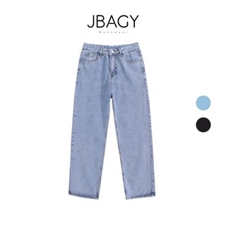 Quần jean nam ống rộng Unisex, baggy jean suông co giãn 4 chiều Ulzzang thời trang JBAGY - BJE