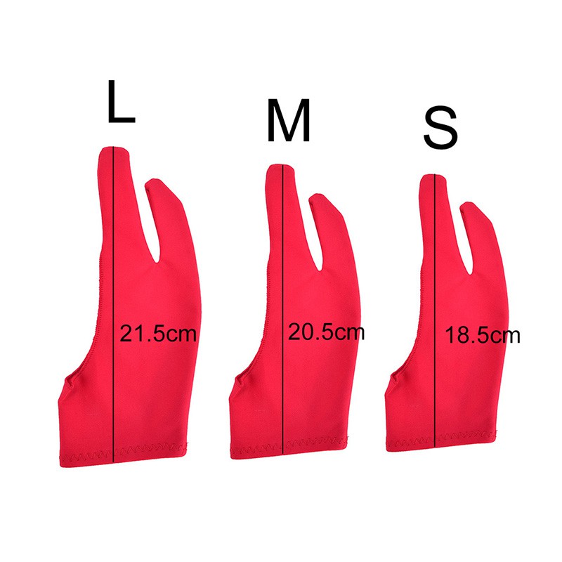 Găng tay 2 ngón hỗ trợ vẽ tranh viết thư pháp chống bẩn chuyên dụng