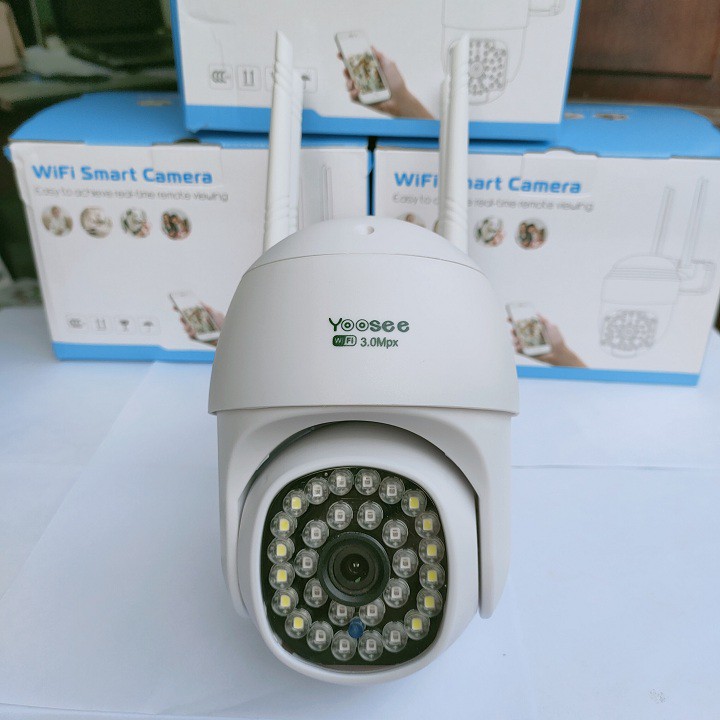 CAMERA IP WIFI 3.0MPX , 30 LED  YOOSEE, H.265 , XEM ĐÊM CÓ MÀU