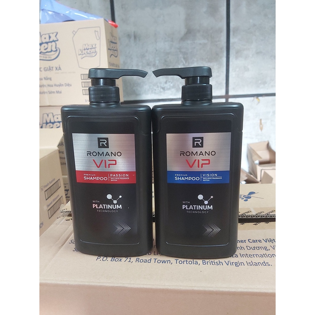Dầu gội (sữa tắm) cao cấp Romano Vip 650g