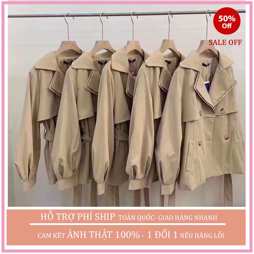 ÁO KHOÁC  KAKI NỮ BLAZER  4 KHUY KÈM ĐAI THẮT EO THỜI TRANG HÀN QUỐC THANH LỊCH TRẺ TRUNG | BigBuy360 - bigbuy360.vn