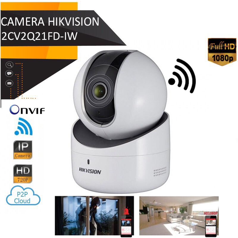 Camera IP WIFI Robot HIKVISION DS-2CV2Q21FD-IW(B) 1080P chính hãng