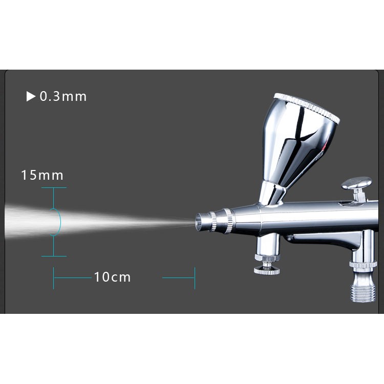 Bút sơn mô hình Pen Airbrush 0.3mm Double Action SJ81 SJ-81