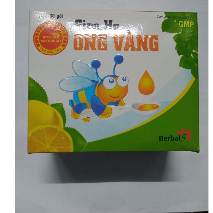 SIRO HO ONG VÀNG HỘP 30 GÓI*5 ML