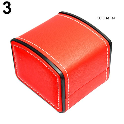 Túi Đựng Đồ Dùng Cao Cấp Tiện Dụng◘Hộp Quà Đựng Trang Sức Hình Vuông Bằng Da Giả Kèm Gối Đệm