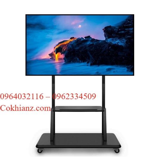 Giá Treo Tivi Di Động 1700 32 - 43 - 50 - 55 - 65 Inch Cột Treo Tivi Có Bánh Xe