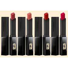 Son YSL Slim Velvet 21 Rouge Paradoxe Bản Vỏ Đen Màu Đỏ Ruby 2g Son YSL Chính Hãng