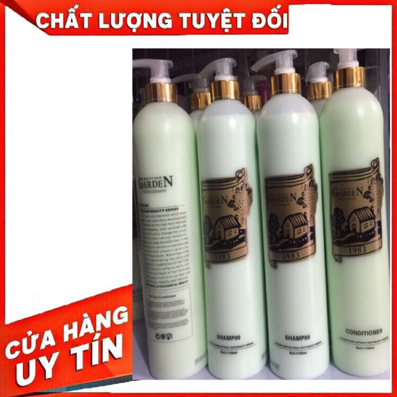 Dầu gội, xả Garden Pure Natural Hair Beauty Series mềm mượt tóc 1100ml