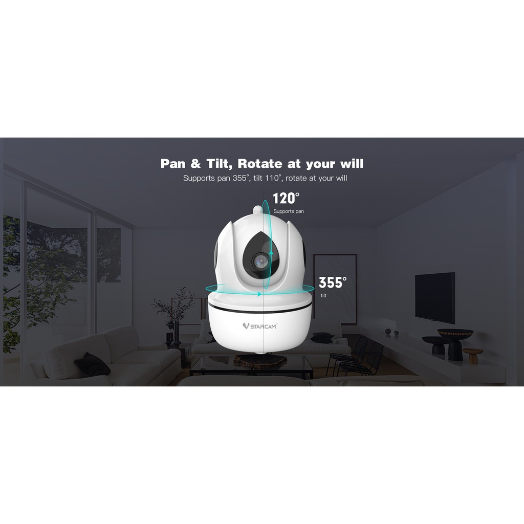 [FREESHIP] Camera IP Wifi VStarcam C26S 3.0MP (2048 x 1536) - FULL HD mẫu mới 2021 (BẢO HÀNH 2 NĂM)