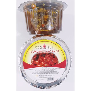 [TƯƠNG SẠCH] Tương Hột Xào Sả Ớt Bếp Hồng 110g, Tương Hột Sạch