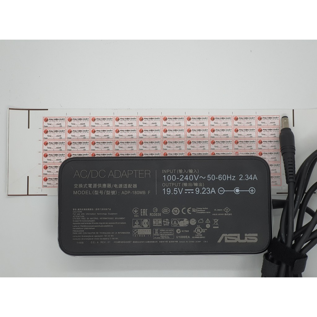 Sạc Laptop Asus  G46 G55 G70 G75 G51 G53 G71 G62 G73 G75 Series 19.5V 9.23A 180W - Có Video thực tế