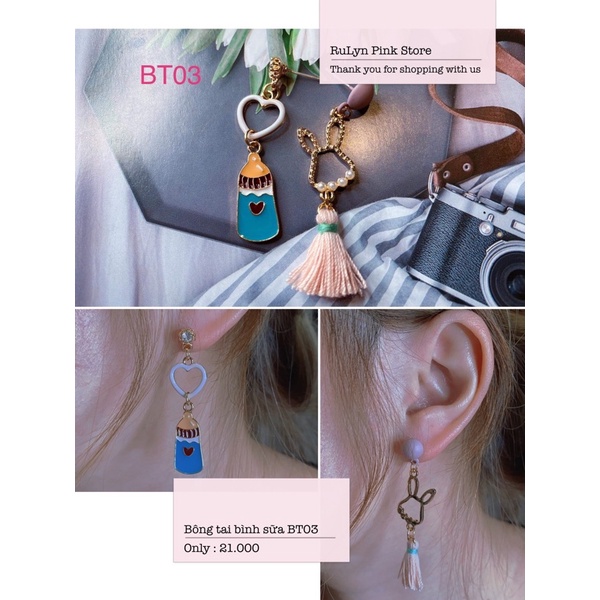 Bông Tai Bạc S925 Dễ Thương