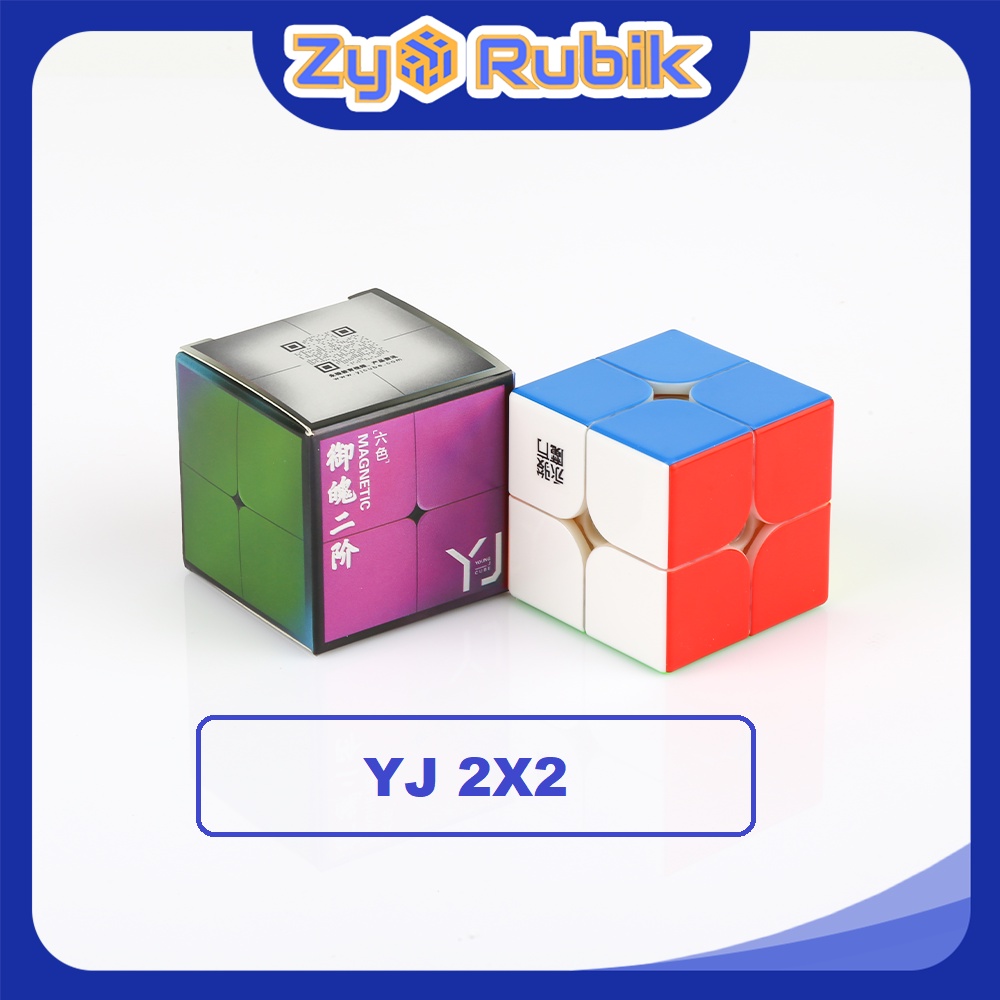 Rubik 2x2 YJ YuPo V2 M Stickerless ( Có Nam Châm )/ Rubic 2x2 YJ YuPo V2 M Stickerless ( Có Nam Châm ) - ZyO Rubik