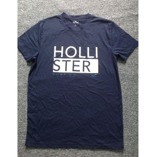 Áo thun cổ tròn Hollister nam ( Đen, Xanh Đen ) Bomba Store, Size S
