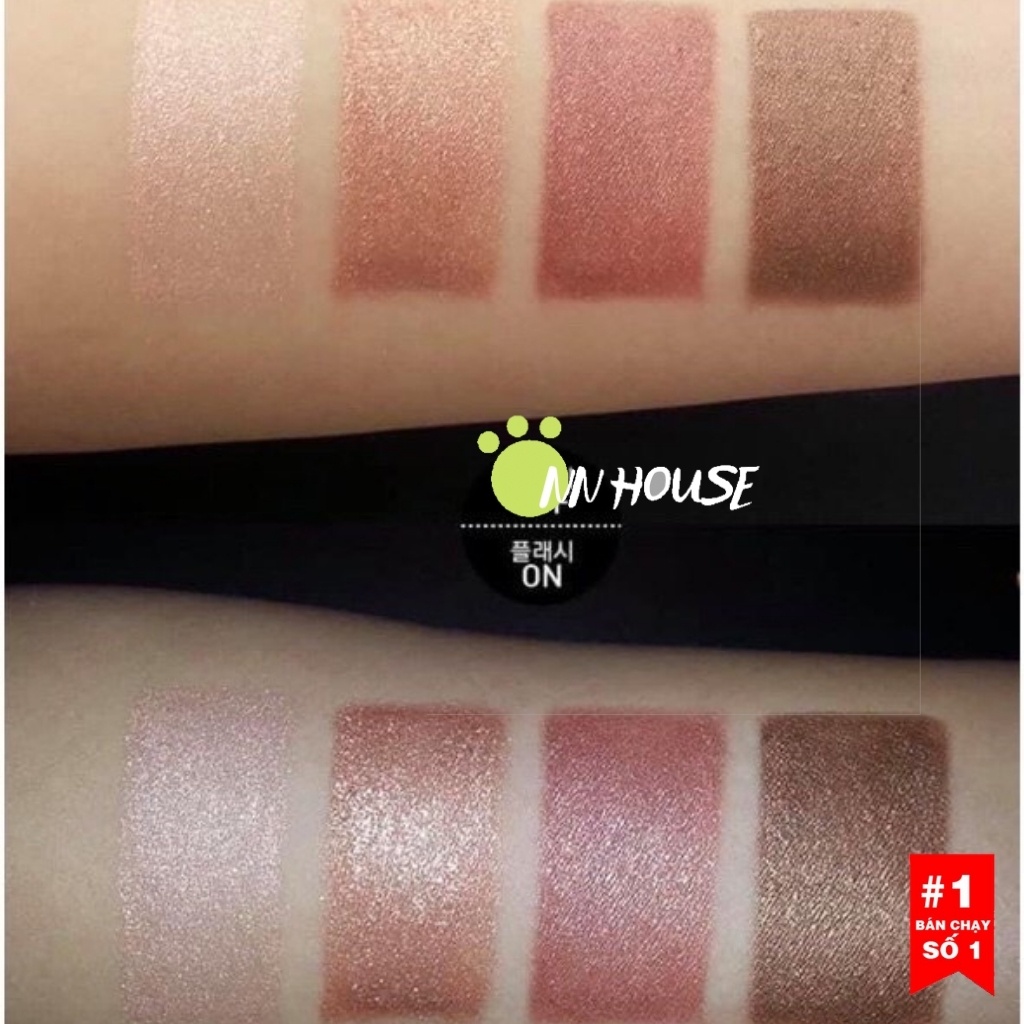 Phấn mắt 3CE Eyeshadow Palette chính hãng Hàn Quốc - Bảng mắt 3CE mầu SIENNA 4 ô thời trang - Bảng phấn mắt - NN HOUSE