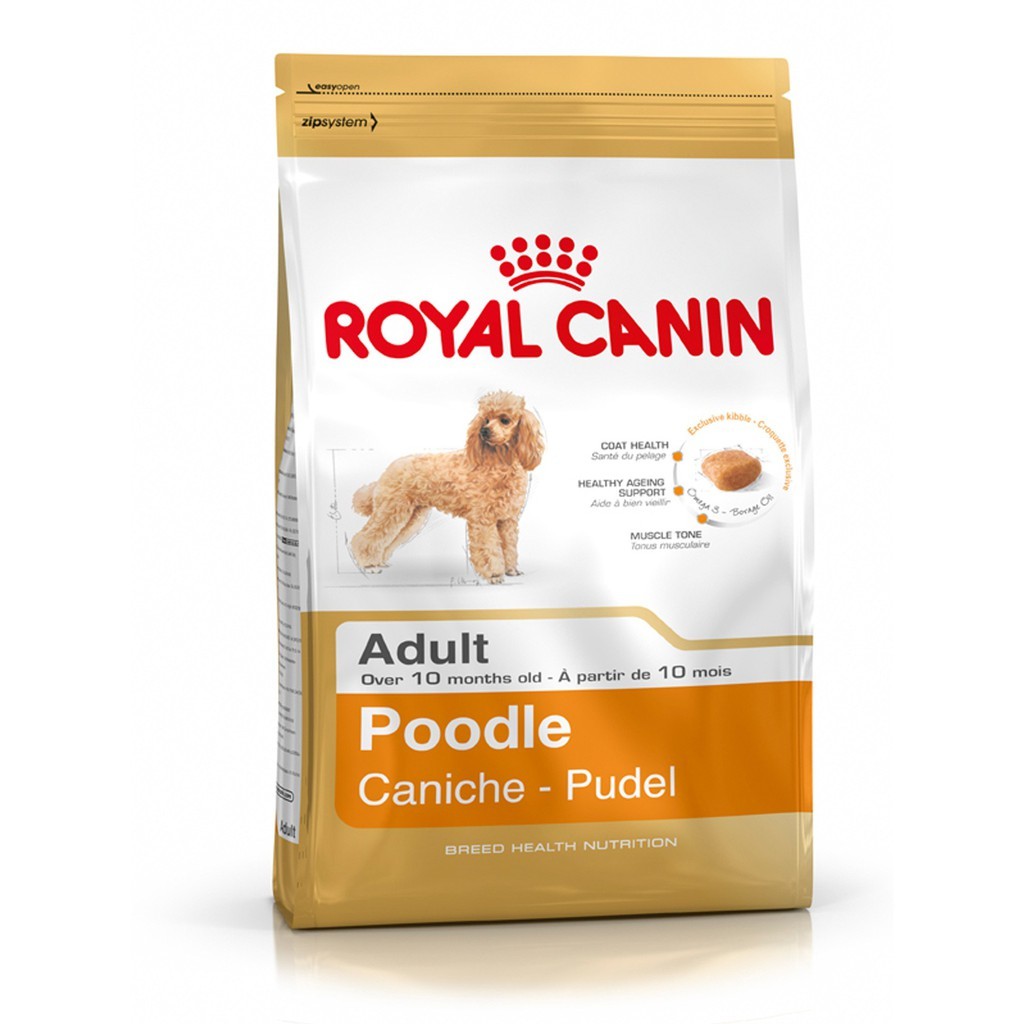 Thức ăn cho chó Royal Canin Poodle Junior cho chó Poodle 1.5 kg