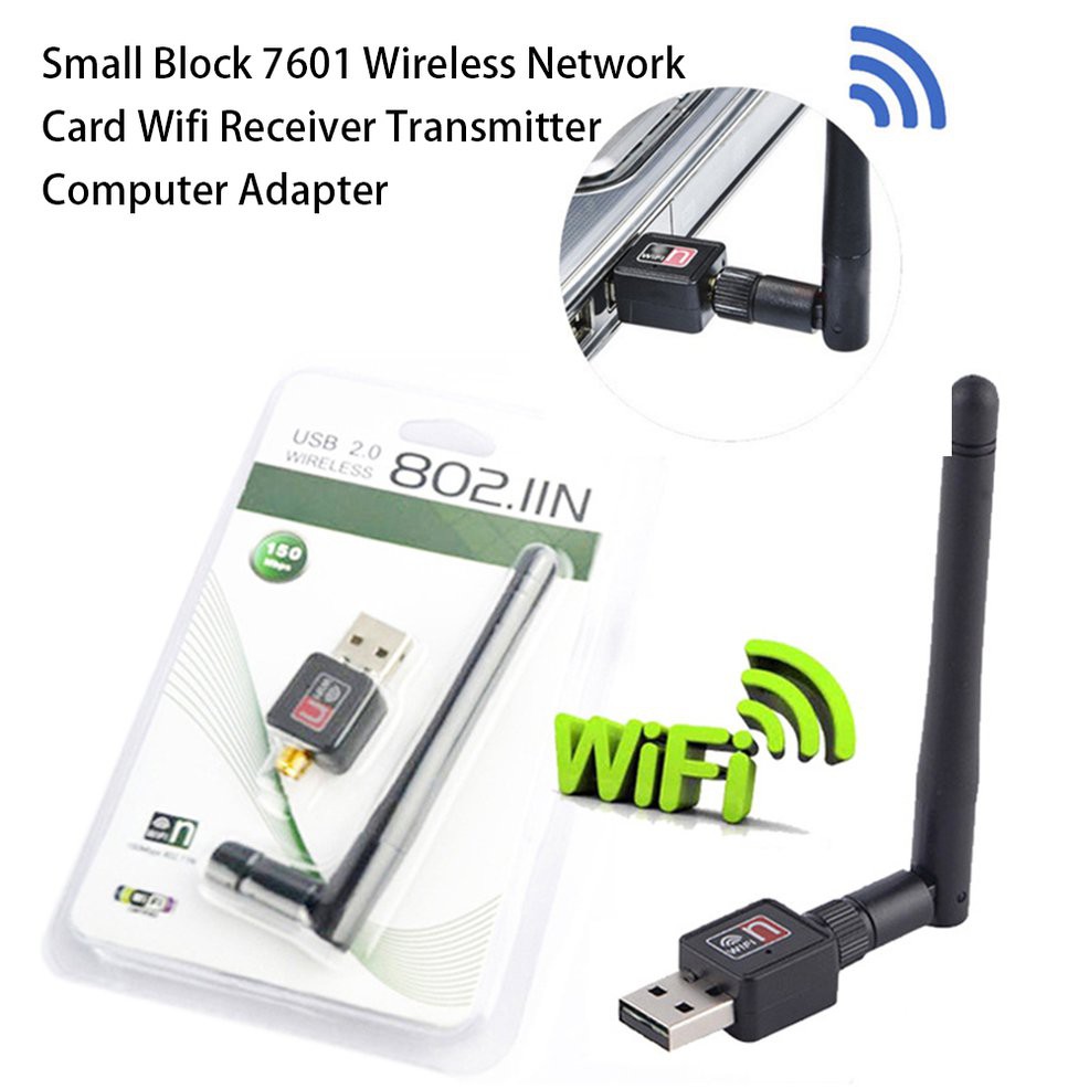 Bộ Chuyển Đổi Thẻ Mạng Wifi Không Dây Hình Vuông Nhỏ | BigBuy360 - bigbuy360.vn